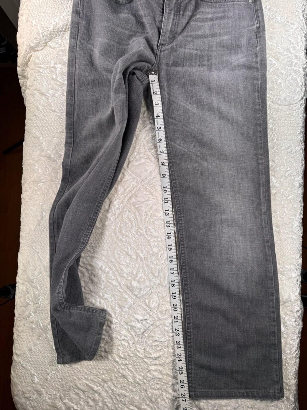 Escada Sport Gray Jeans with Branded Button - Picture 3 of 7